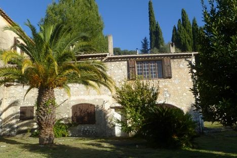 James Baldwin's French home from the garden