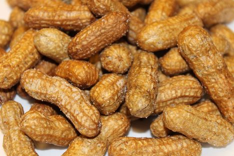 A selection of deep-fried peanuts.