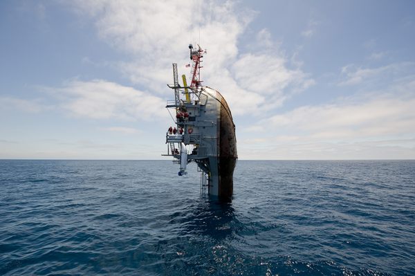 This Ship Is Not Sinking—It's Flipping for Science
