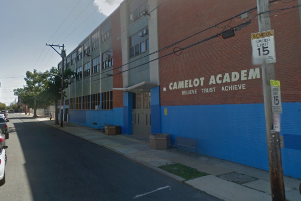 School now on the site of the old ballpark.