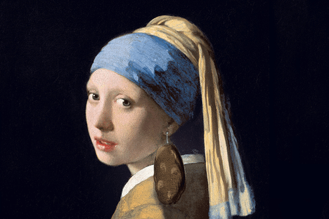 Girl With a Potato Earring. 