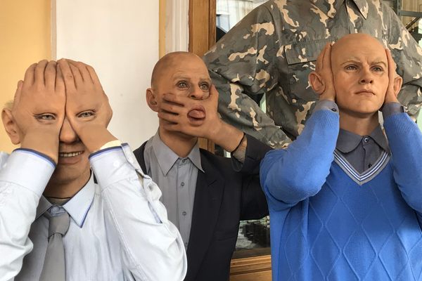 See no evil, hear no evil, speak no evil.