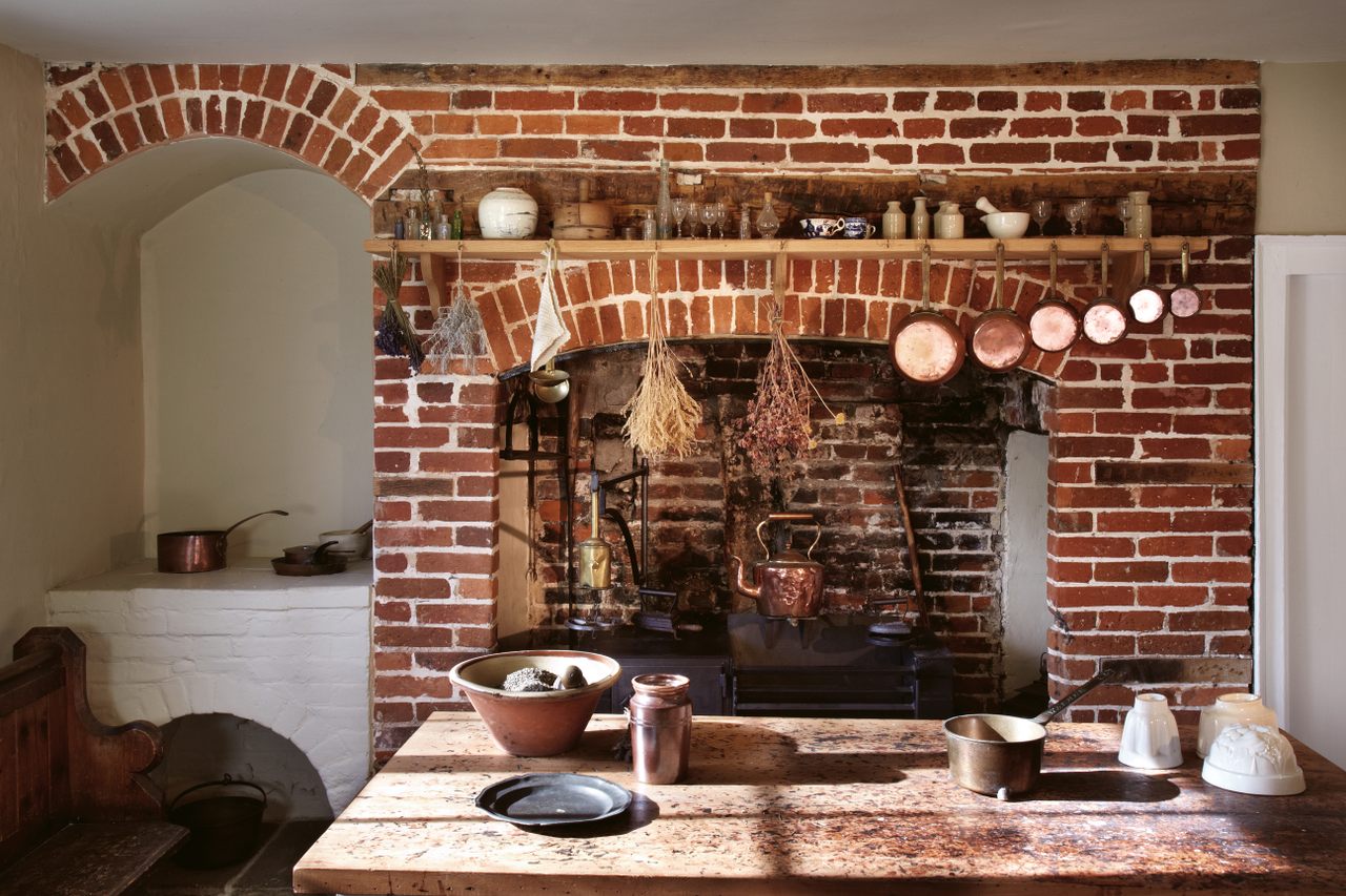 The kitchen at Chawton Cottage.