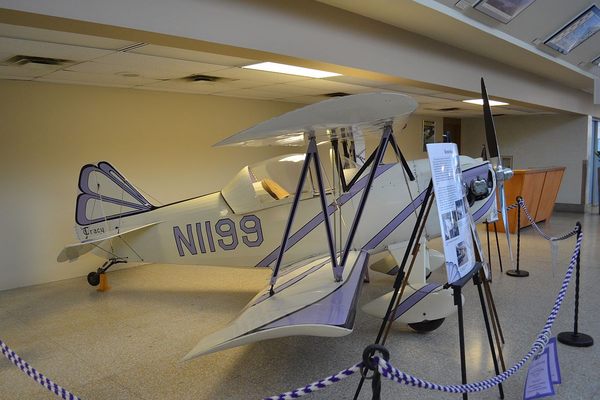 A 1963 Pilurs-Smith DSA-1 Miniplane built by Tracy Pilurs, winner of the 1962 Women’s National Aerobatic Championship.