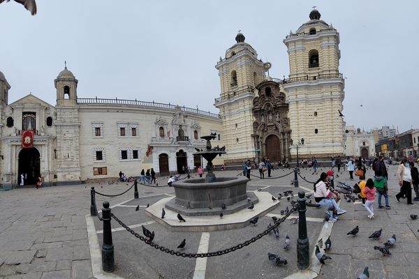 Outside of San Francisco Monastery