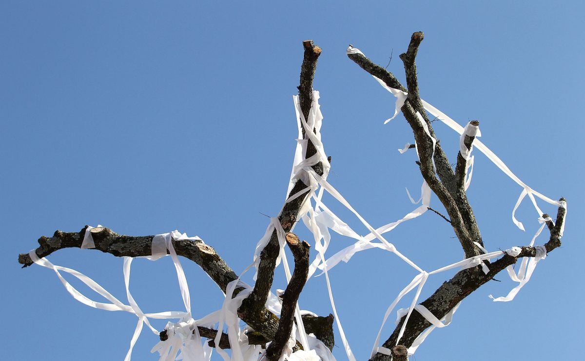 Toilet paper in trees is a common Halloween sight, but comes a day early in some places.