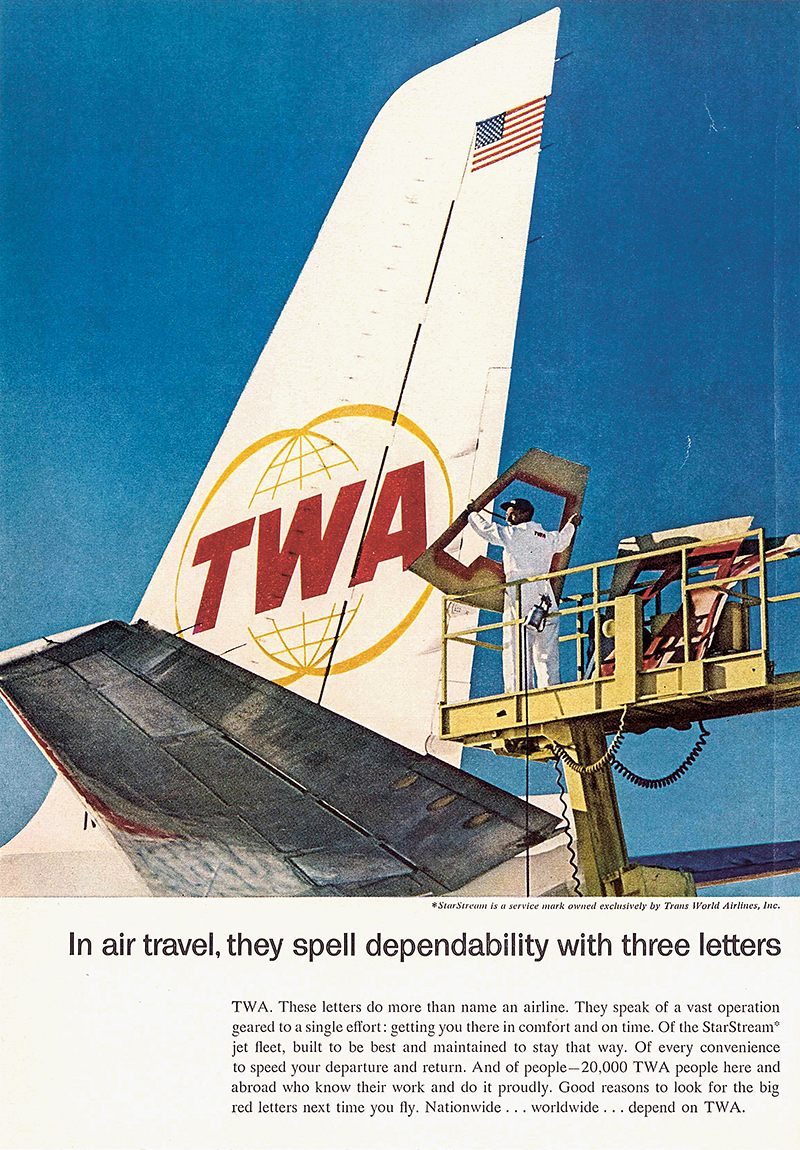 TWA Starstream  Vintage airline posters, Jet age, Twa
