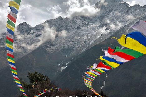 Prayer Flags in The Khumbu Valley
