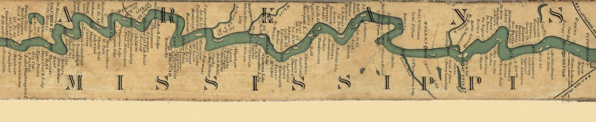 This section of the map featured a number of important Civil War sites.