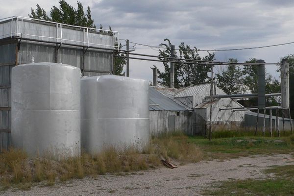 The C&H Refinery in Lusk, Wyoming, as it looked in 2013, 80 years after it was established.