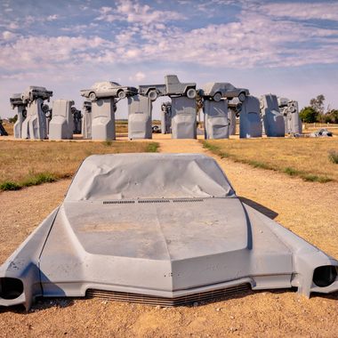 Carhenge from the front