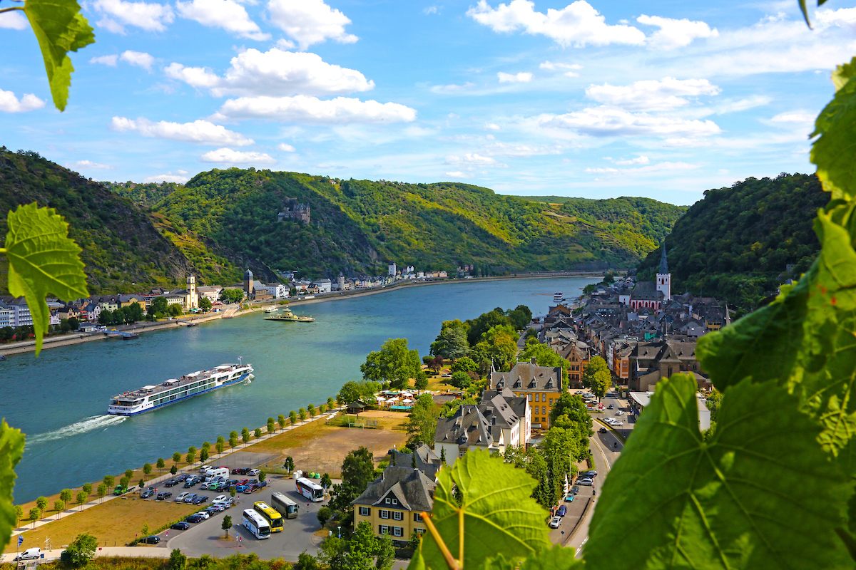 One of Avalon Waterways’ vessels cruising along a fabled European river.