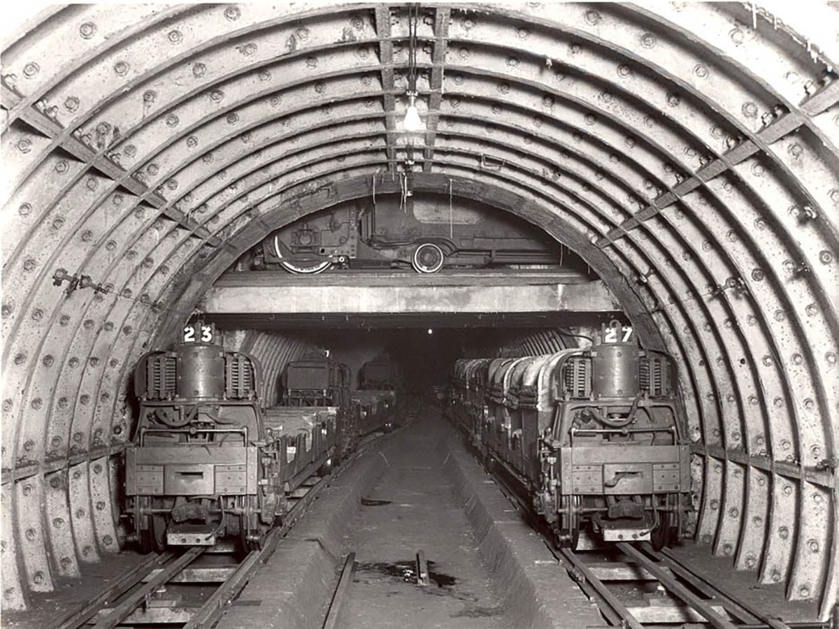 London's Mail Rail ran for 6.5 miles between sorting offices underneath the capital. 