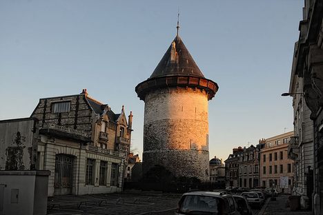 The Tower of Joan of Arc rising over Rouen.