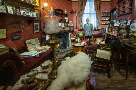 The recreated apartment.