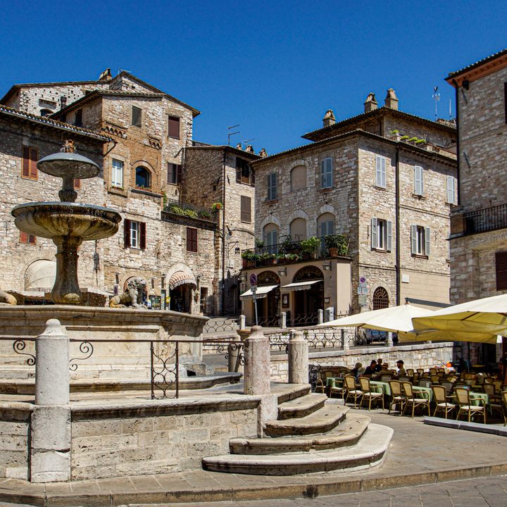Piazza del Comune in Perugia. 