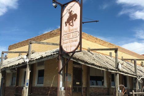 The historic bar has been a meeting point for area cowhands and sheepherders for nearly a century.