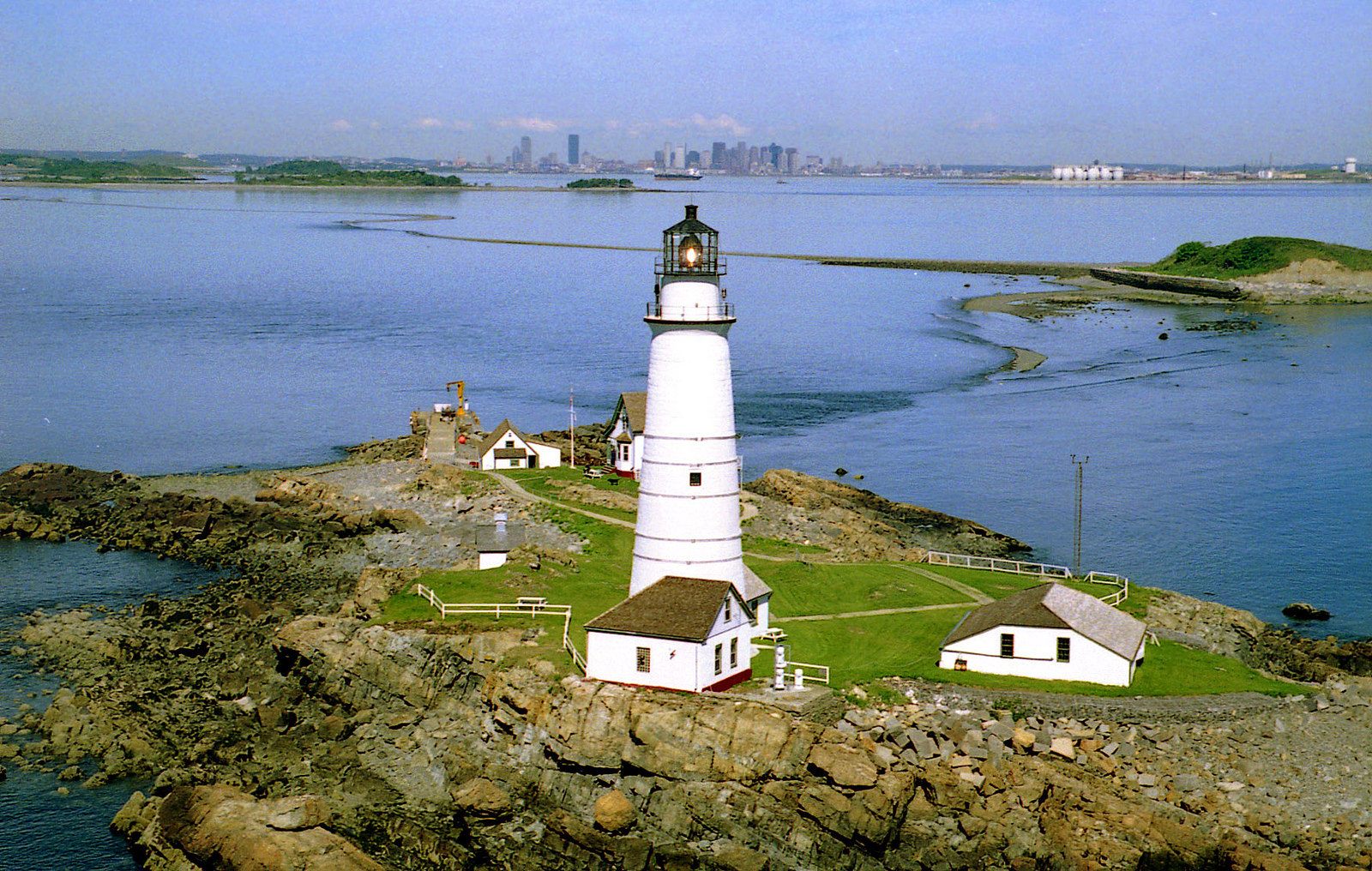 Boston Light, which turns 300 years old today.