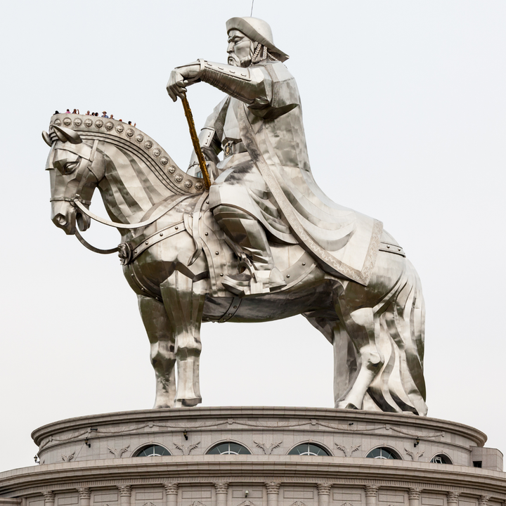 Genghis Khan Statue.