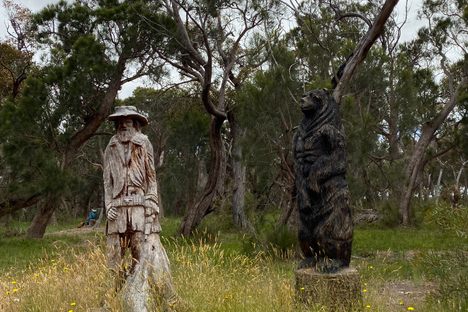 Bear and bushranger.