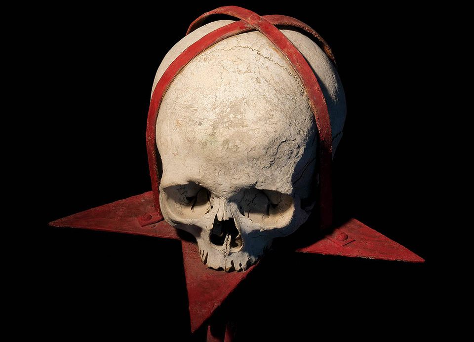 A skull used for ritual magic.