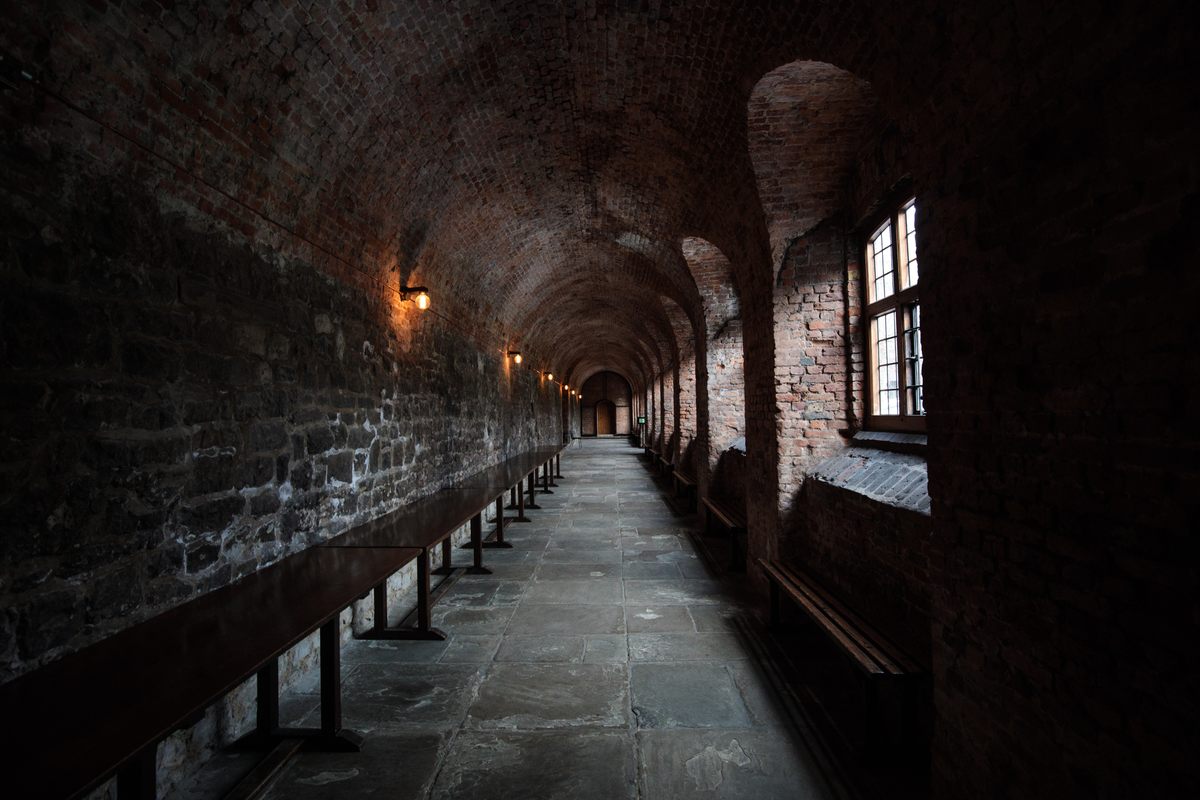 Vectors of plague transmission weren't well understood, and people tried to protect themselves with a mix of tactics that included superstition, prayer, and natural remedies. In England, some of the people who died of the Black Death were buried here, in the Charterhouse in London.