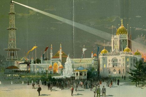 Vintage illustration of the Midwinter Exposition 