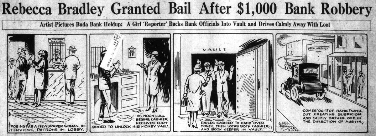 Outlets used flashy headlines and comic strips to tell Bradley's story.