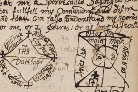 A detail from The Book of Magical Charms, one of the manuscripts the Newberry Library is seeking to transcribe.