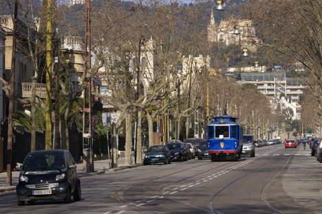 View up Av. Del Tibidabo