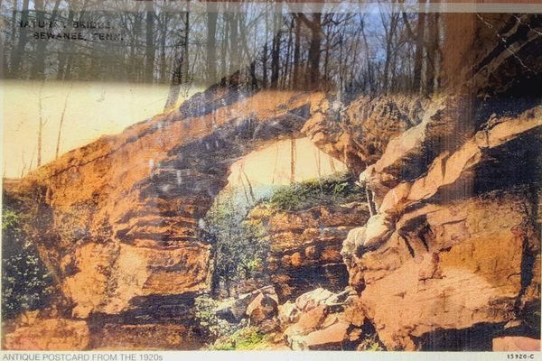 “Antique postcard from the 1920’s”