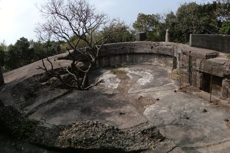 Former gun position at the Mount Davis Battery.