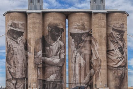 Brim Silo Murals.