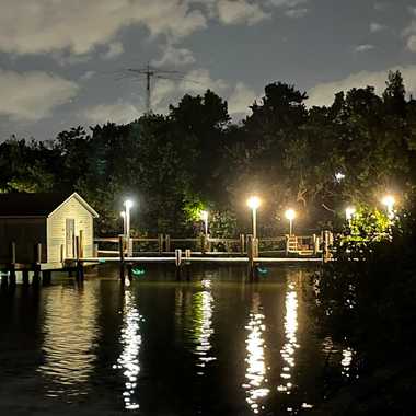 The dock at Cap’s Place