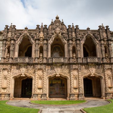 East side of "The Abbey" mausoleum at Westview Cemetery.