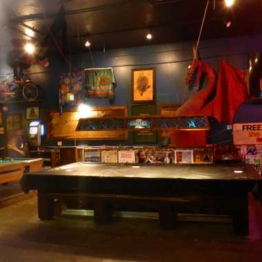 Snooker table, Eastlake Zoo.