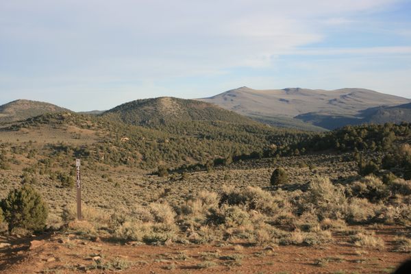 Looking south to Bald Mountain from the Pine Grove Hills.