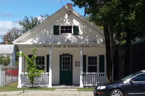 The 2-room classic Greek revival building on Main Street