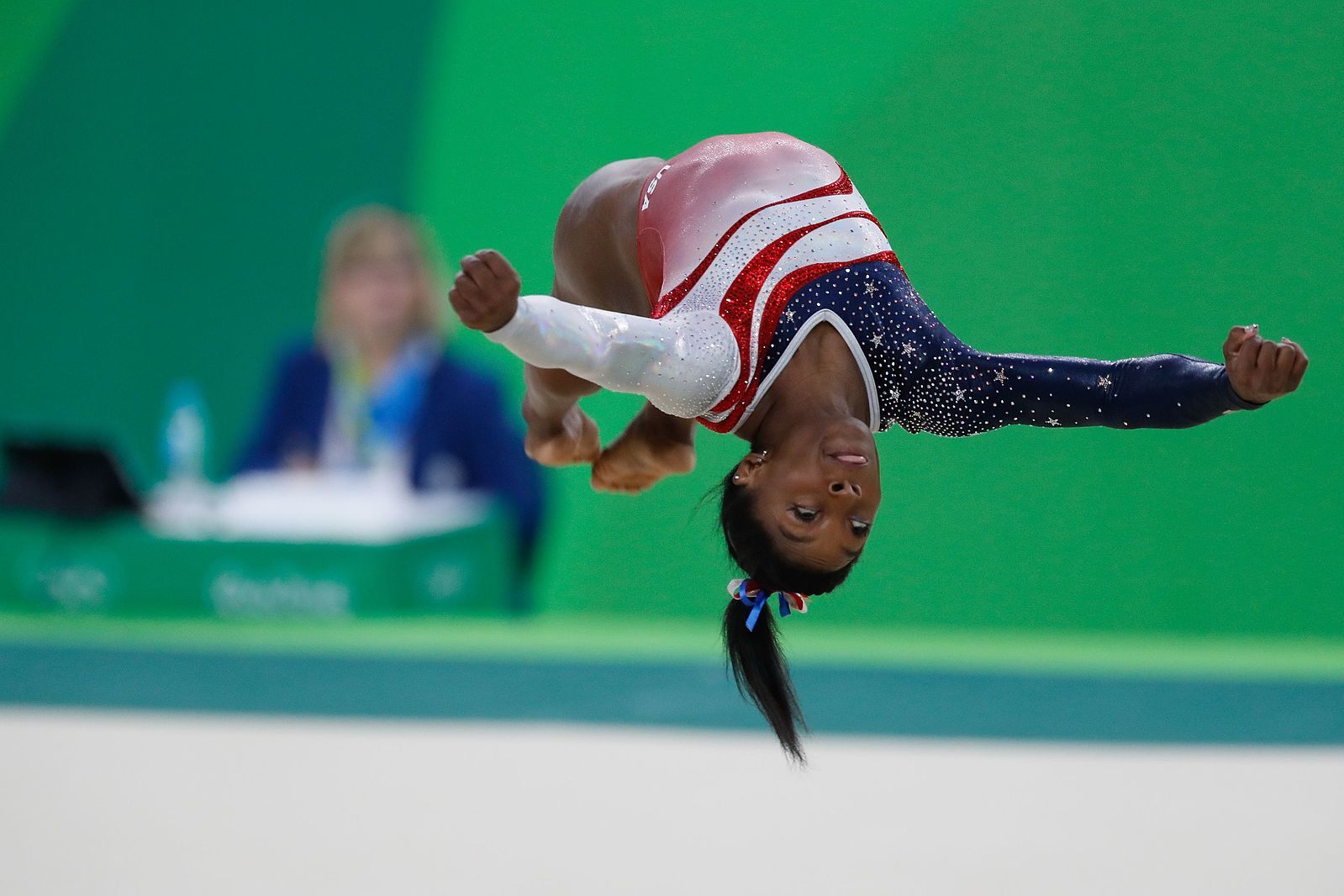 Simone Biles Team Usa Gymnastics Vault Olympic Games GIF