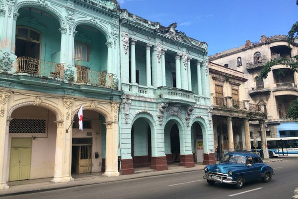 Centro Habana heading towards the Barrio Chino, home of the old Shanghai Theatre.