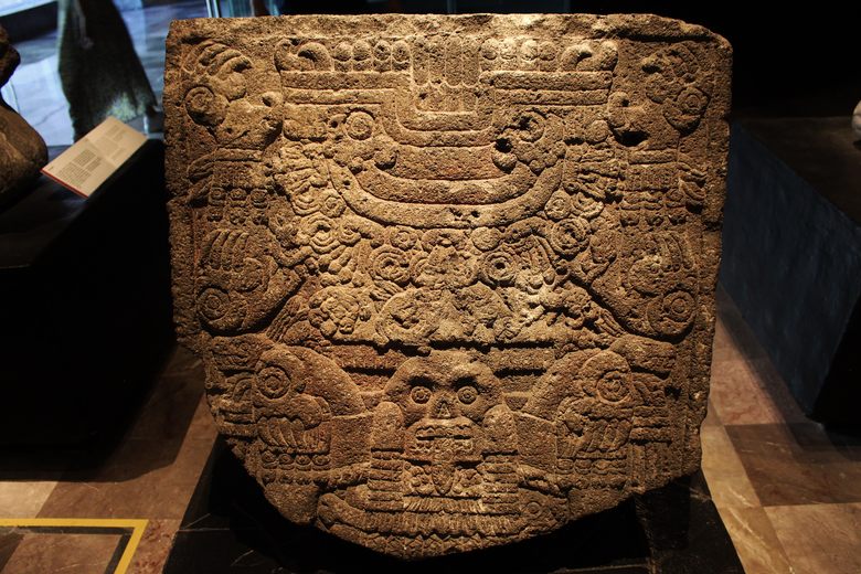 Aztec Carved Brick, Tlatelolco, Sister city of Tenochtitlan…