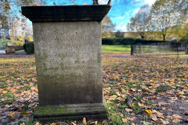 An accomplished feminist author in her own right, Mary Wollstonecraft lies here.