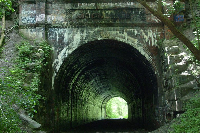 Haunted and Ghostly Moonville Tunnel