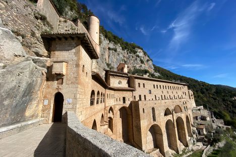 The main monastery building.
