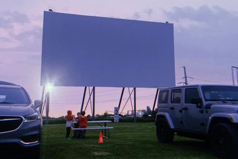 Drive-in movie theater