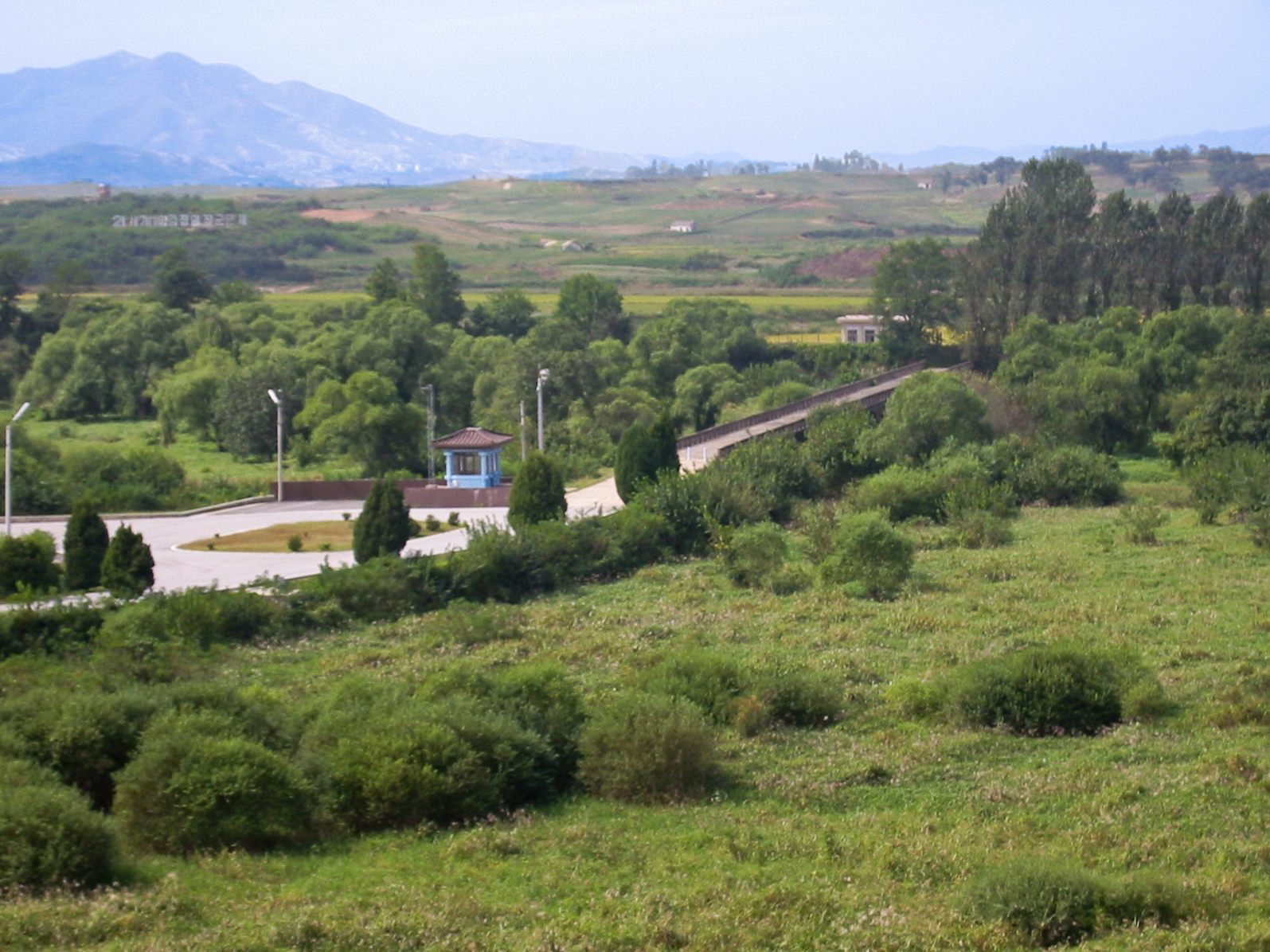 The no-man's-land between North and South Korea.