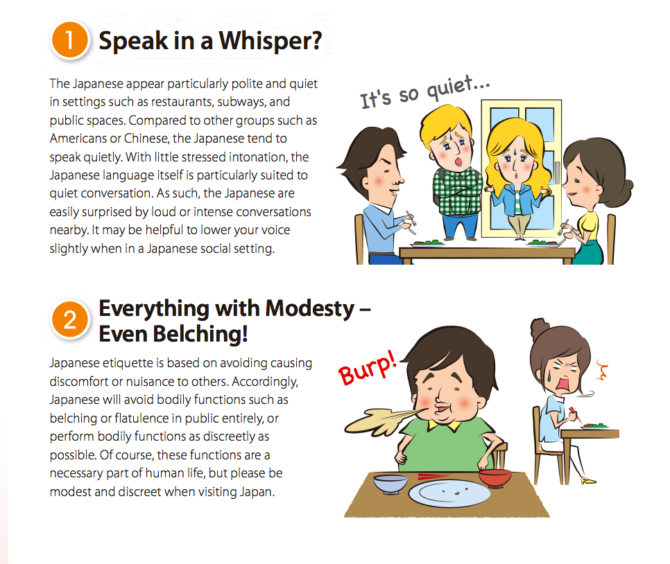 A selection from the new etiquette guide.