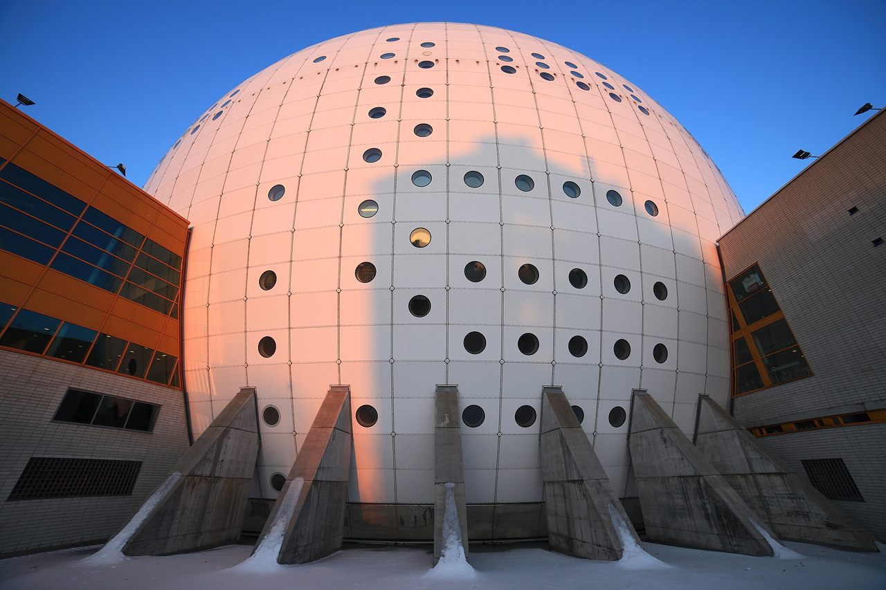 The Globe, also known as the Avicii Arena, inspired the Sweden Solar System. 