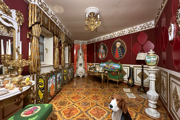 It took three years for Lajos Kopcsik to make the Baroque Room.