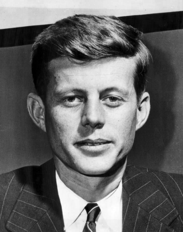 A young JFK.